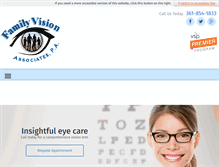 Tablet Screenshot of familyvisionassociatescc.com